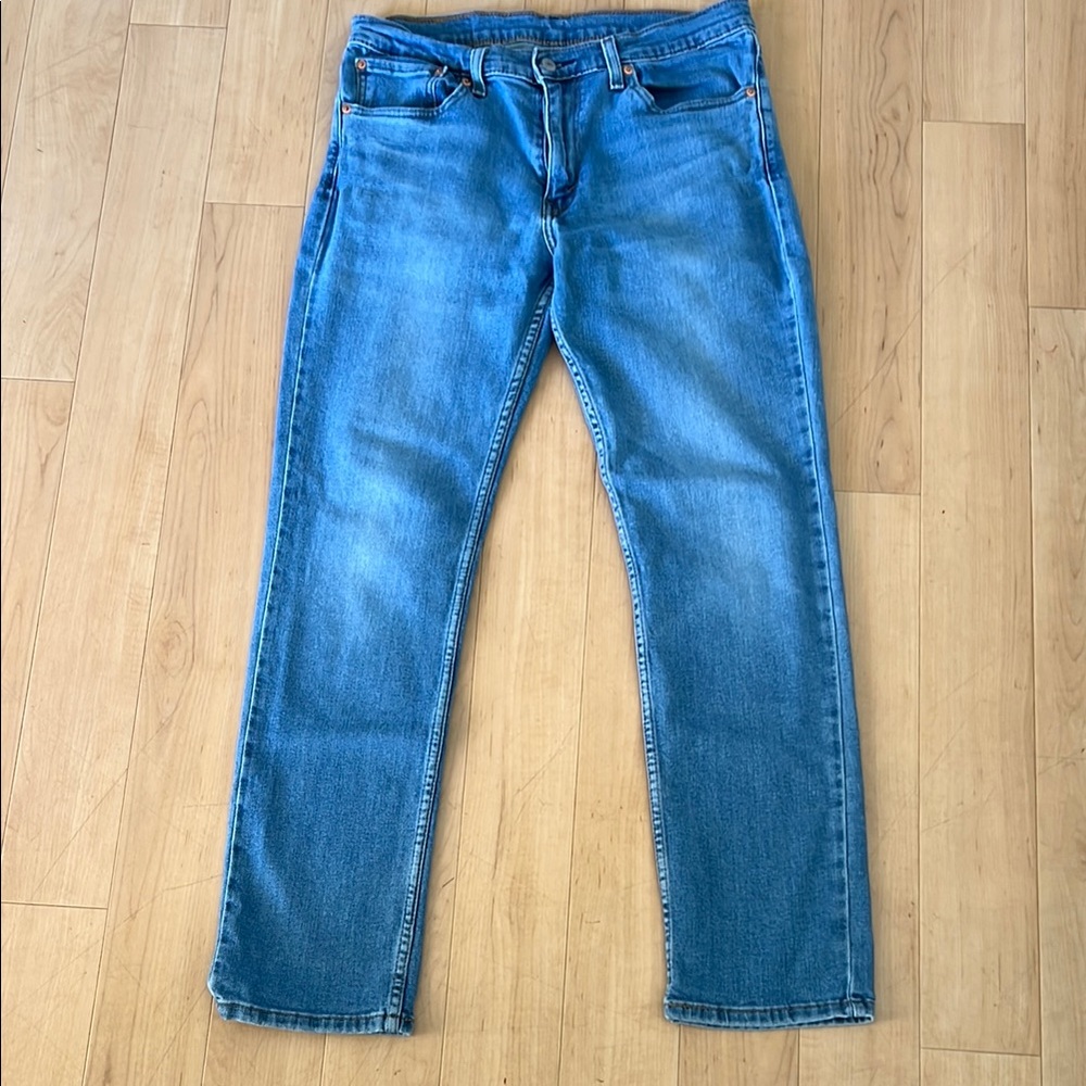 514 Levi's 34x32 Classic Straight Blue Jeans